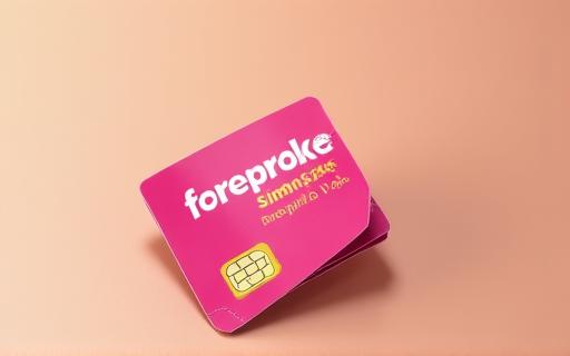 A prepaid SIM card package.